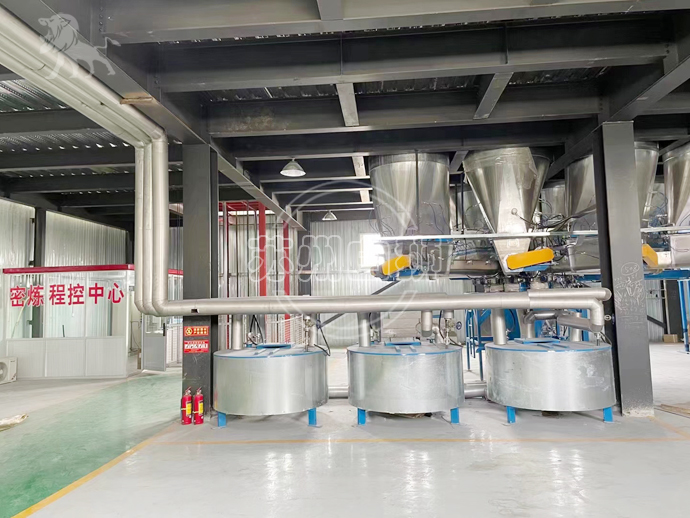 地板密煉機(jī)自動(dòng)稱重配料系統(tǒng) 地板密煉機(jī)自動(dòng)稱重配料系統(tǒng)